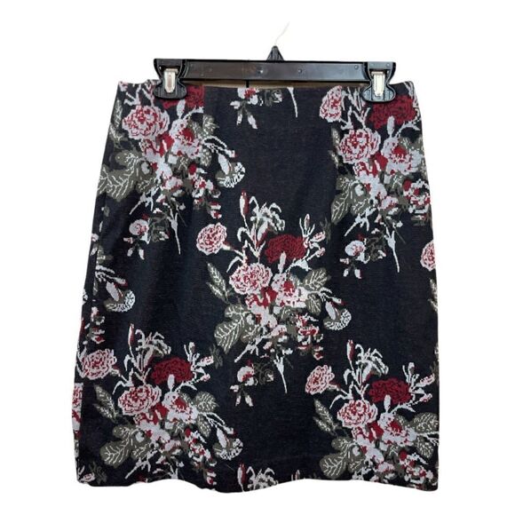 𝅺J. Jill Floral Wrap Skirt in Brown, size S - NWT - Picture 2 of 13